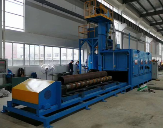 九龙坡喷砂机在管道除锈中的现场施工应用