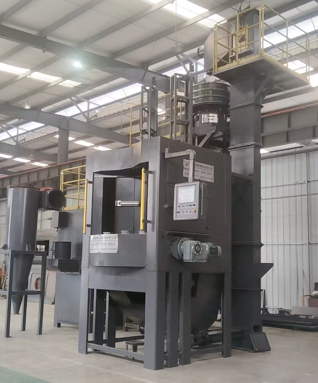 九龙坡转盘式喷砂机 提升圆形工件处理效率